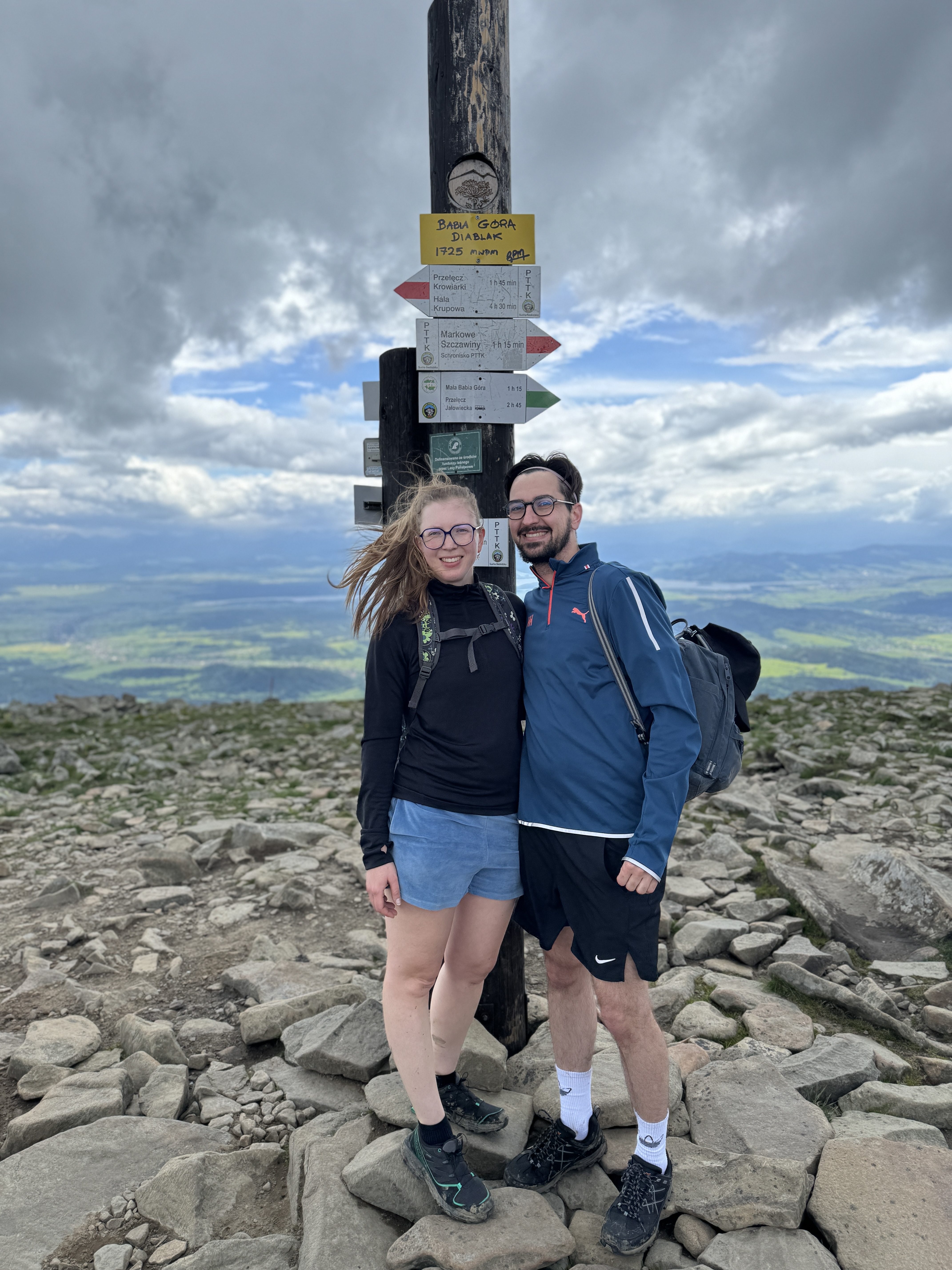 Pierwszy wspólny szczyt Babia Góra
